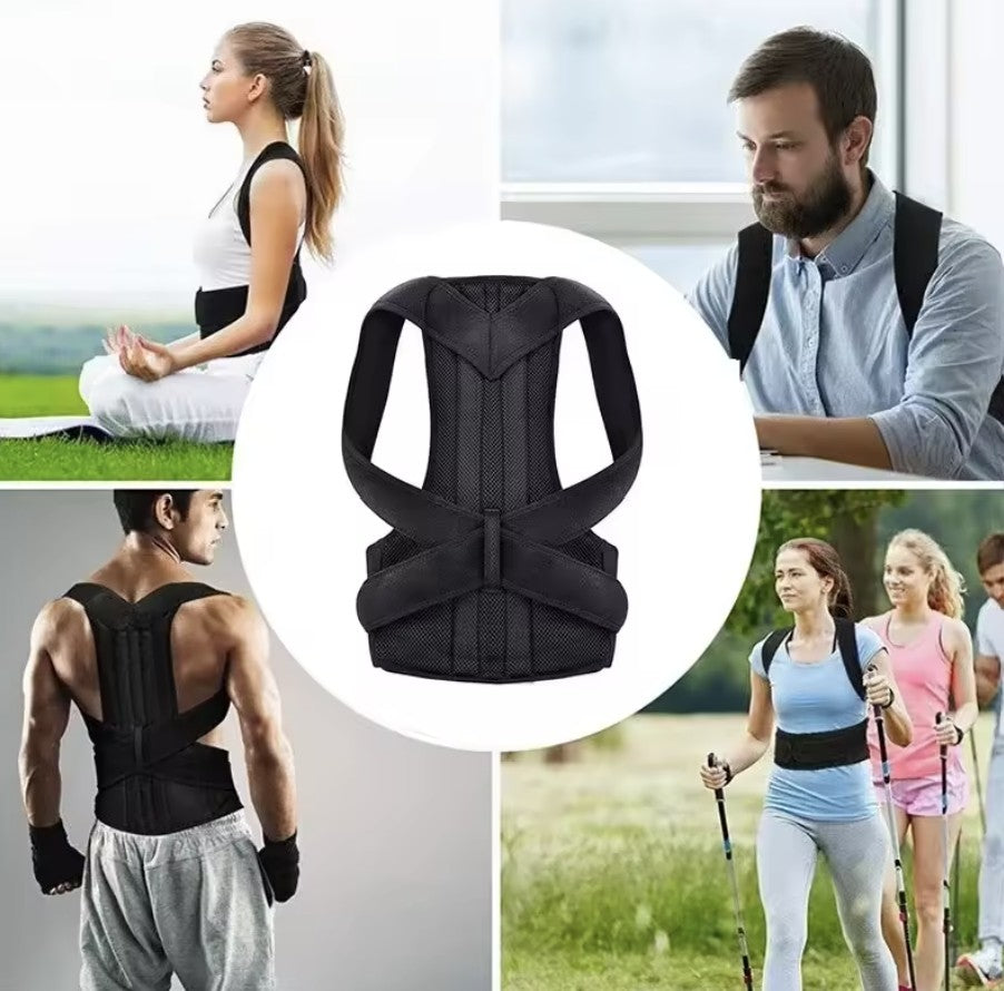 AlignWell Adjustable Posture Corrector & Lumbar Support Brace